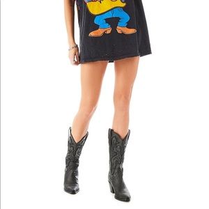 Jeffrey Campbell Cowboy Boots (black washed)